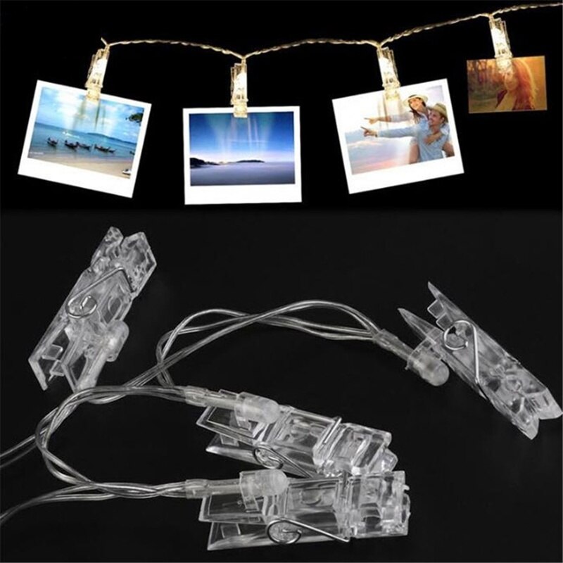 Dây Đèn LED Kẹp Ảnh Trang Trí Phòng / Tiệc / Giáng Sinh