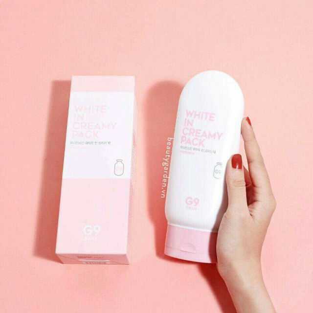 Kem Ủ Trắng Da Từ Sữa G9 Skin White In Creamy Pack
