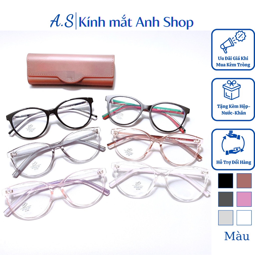 Kính mắt mèo hot trend chất liệu nhựa dẻo gọng dày dặn thời trang 8265