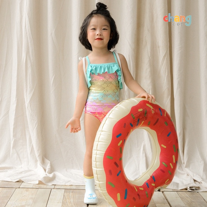 Bộ bơi liền hai dây cho bé - Tiên cá