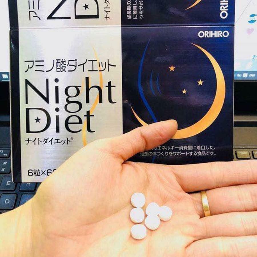 Viên Uống Giảm Cân Orihiro Night Diet (60 gói)