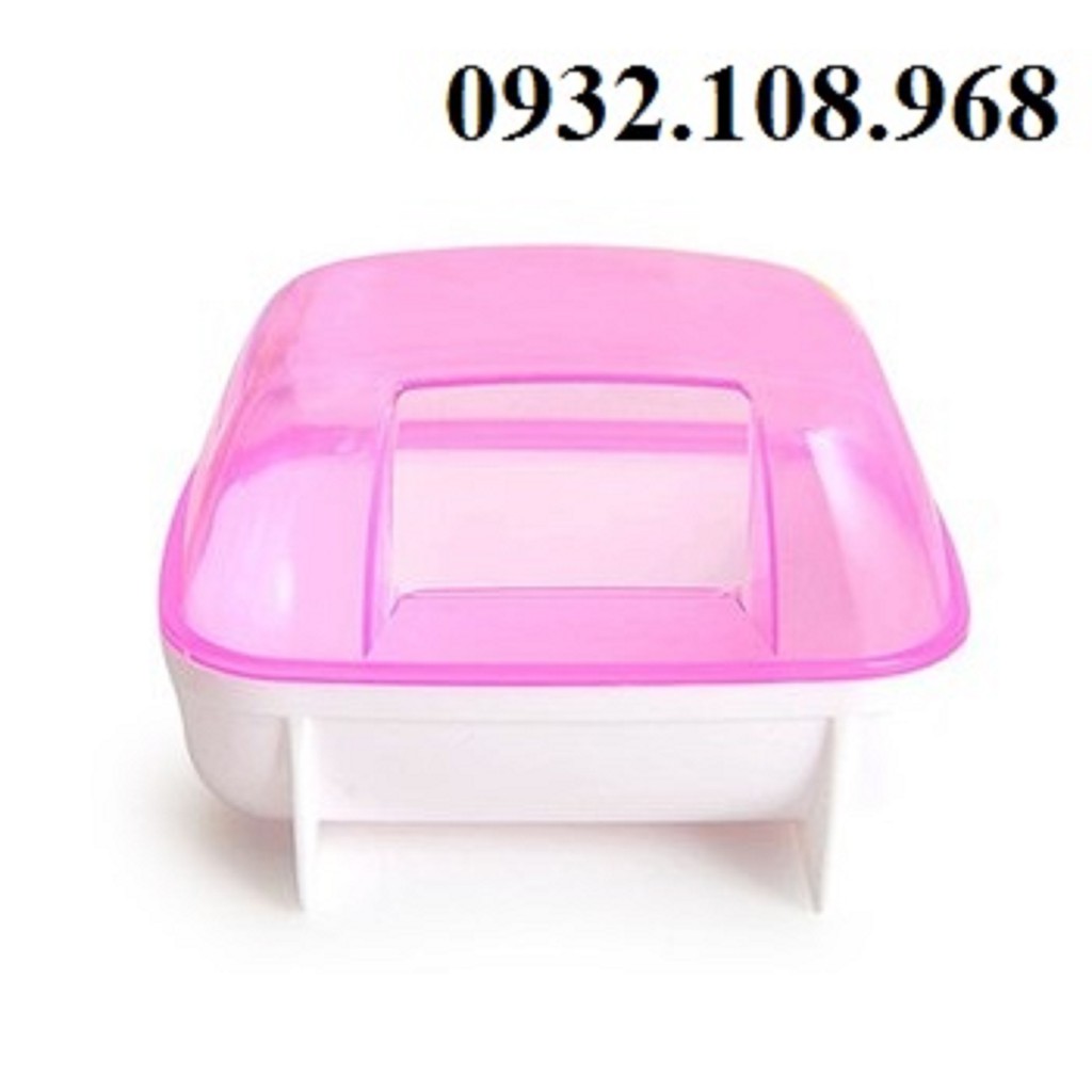 Nhà tắm cho hamster bằng nhựa kích thước size 10 X 6 X 6cm