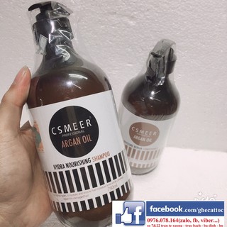 DẦU GỘI PHỤC HỒI SIÊU MƯỢT CSMEER ARGAN OIL 750ml