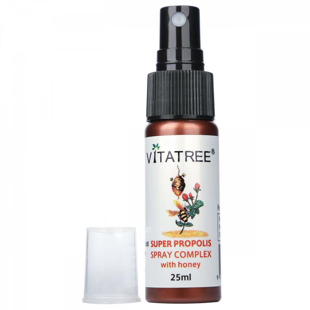 Thực Phẩm Bổ Sung Vitatree Super Propolis Spray Complex with Honey Lọ 25ml