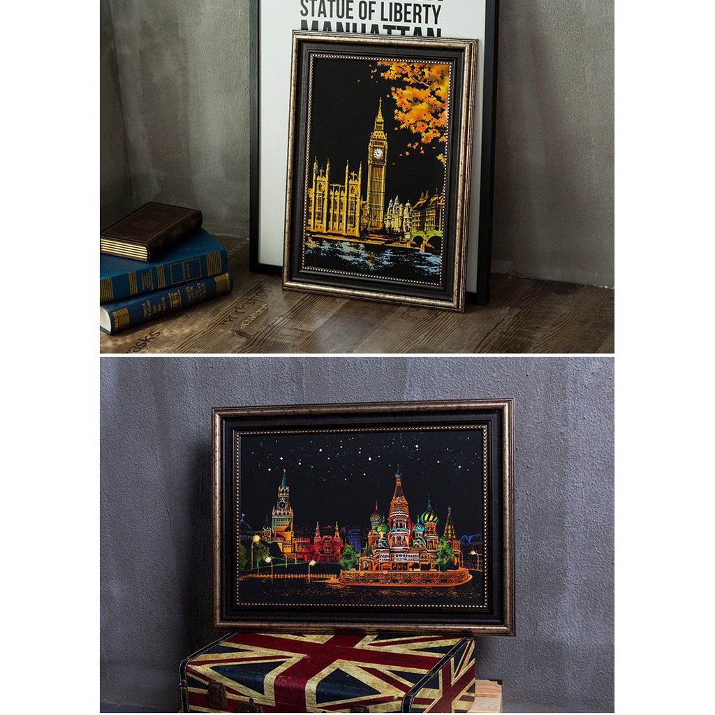 Dùi gỗ đơn giản để cạo tranh, tạo lỗ trong đồ handmade