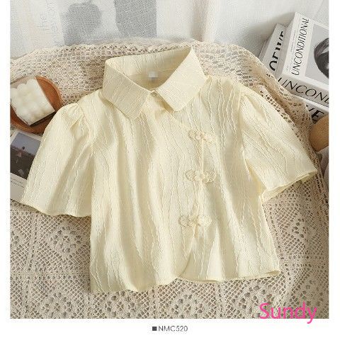 Áo Thun Tay Ngắn Họa Tiết Sọc Thời Trang Theo Phong Cách Vintage Cho Bé Gái