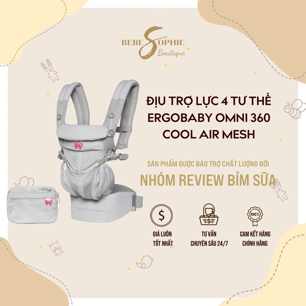 Địu trợ lực chính hãng cho bé từ sơ sinh