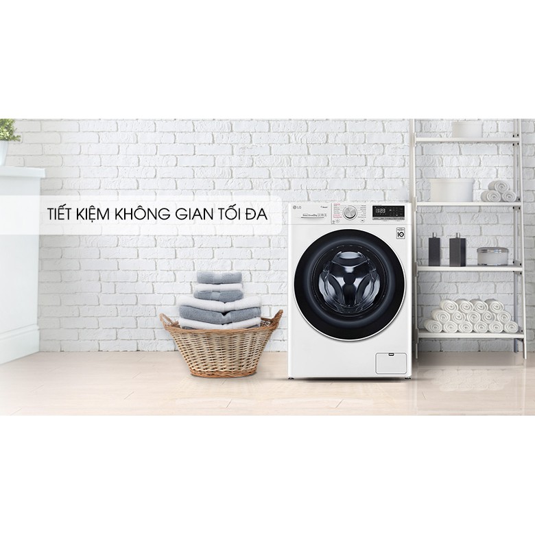 Máy giặt sấy LG FV1408G4W giặt 8.5kg sấy 5Kg(LH Shop giao hàng trực tiếp tại Hà Nội)