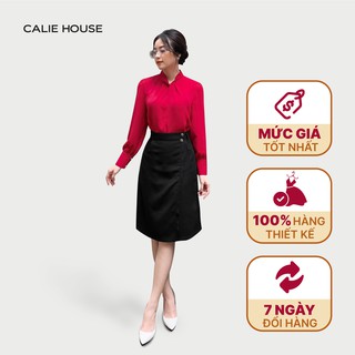 Chân váy 2 khuy cạp thời trang công sở Calie House CV24