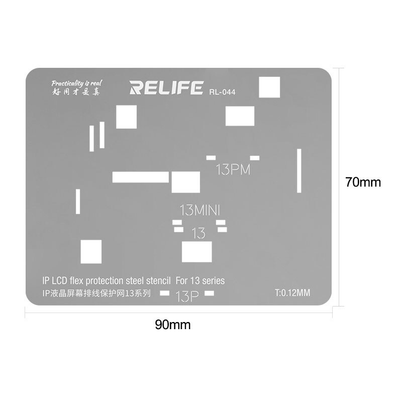 Bộ vỉ mài và làm chân IC LCD bảo vệ màn hình iPhone 11 - 13 Promax