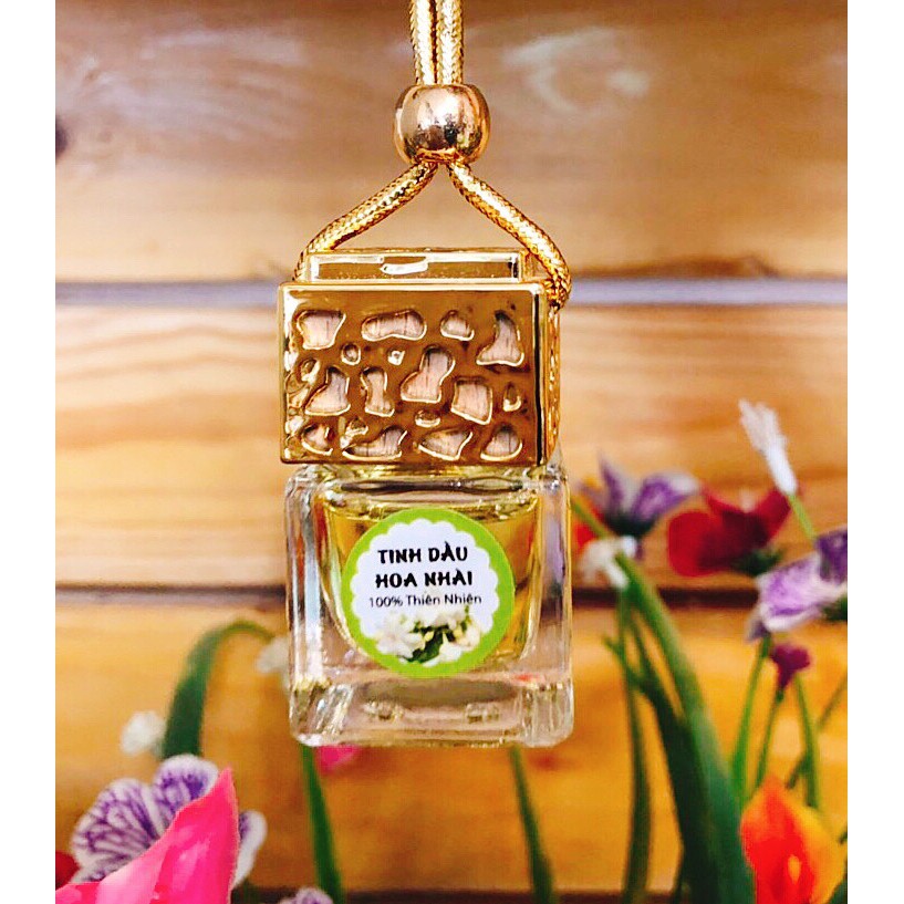 Tinh dầu hoa nhài treo xe ô tô, treo phòng - Nắp vuông