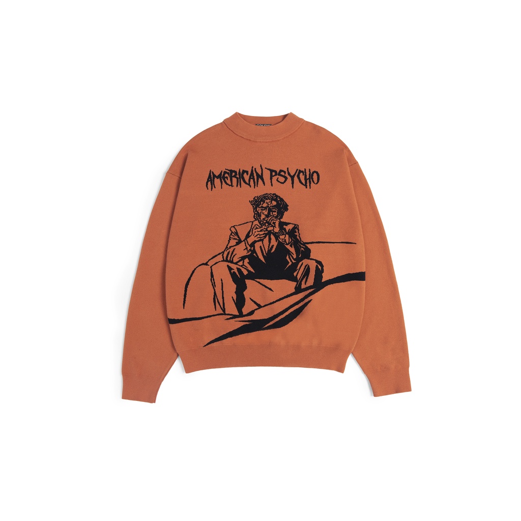 Áo len 'GOLDIE AMERICAN PSYCHO KNIT' dệt sợi visco