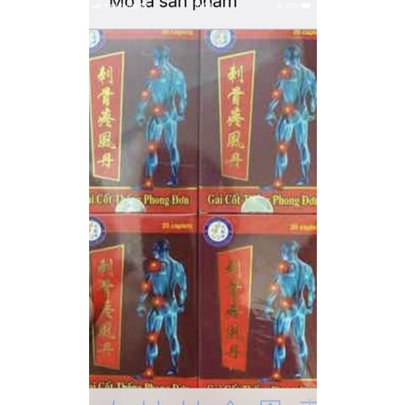 GAI CỐT THỐNG PHONG ĐƠN CHÍNH HÃNG