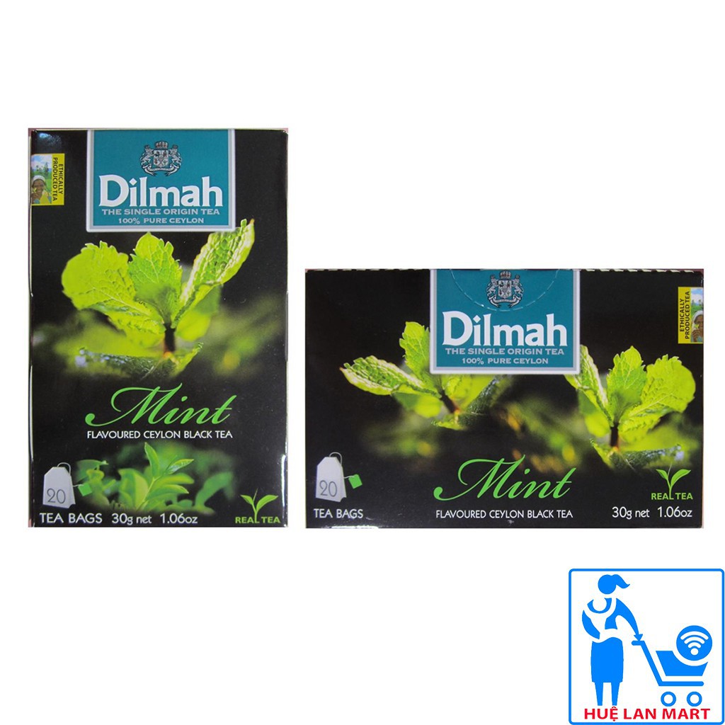 Trà túi lọc Bạc Hà Dilmah (hộp 20 túi x 1.5gr)