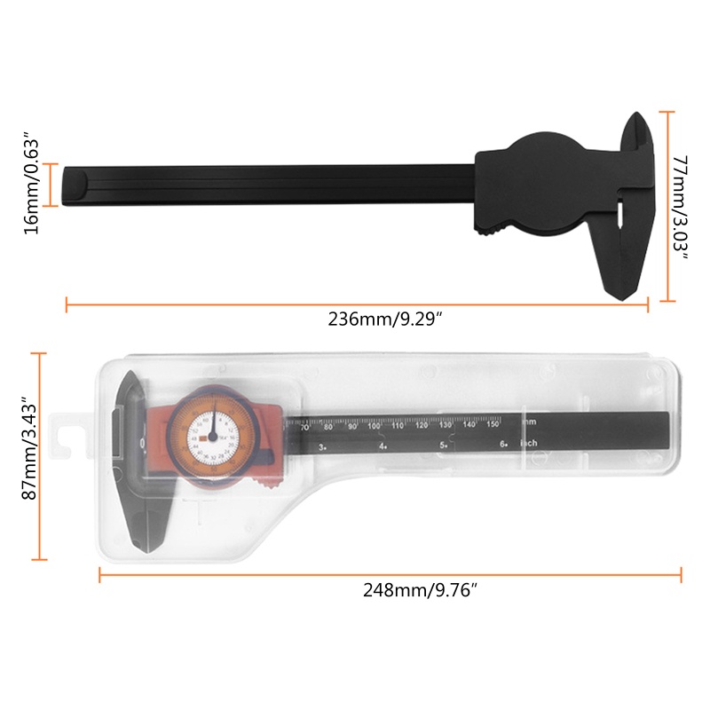 Thước Cặp Cơ 6in Chuyên Dụng Chất Lượng Cao