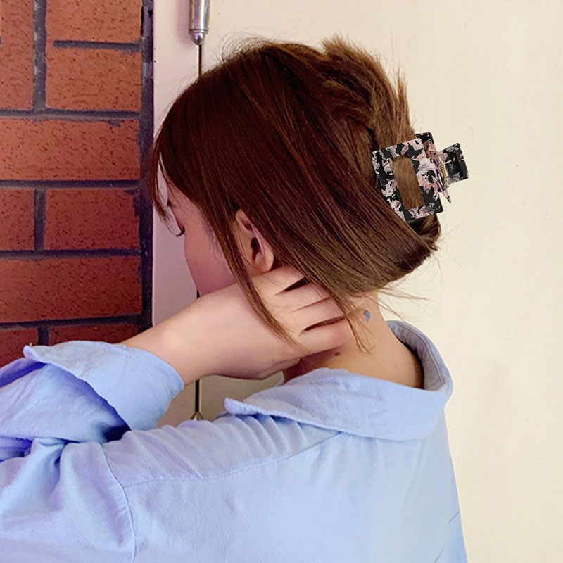 Kẹp tóc họa tiết màu kẹo thanh lịch dễ thương thời trang đầy cuốn hút