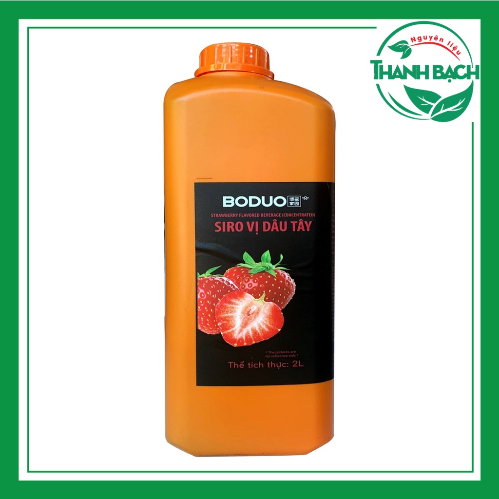 Siro Boduo 2L các vị: dâu, đào, táo, việt quất