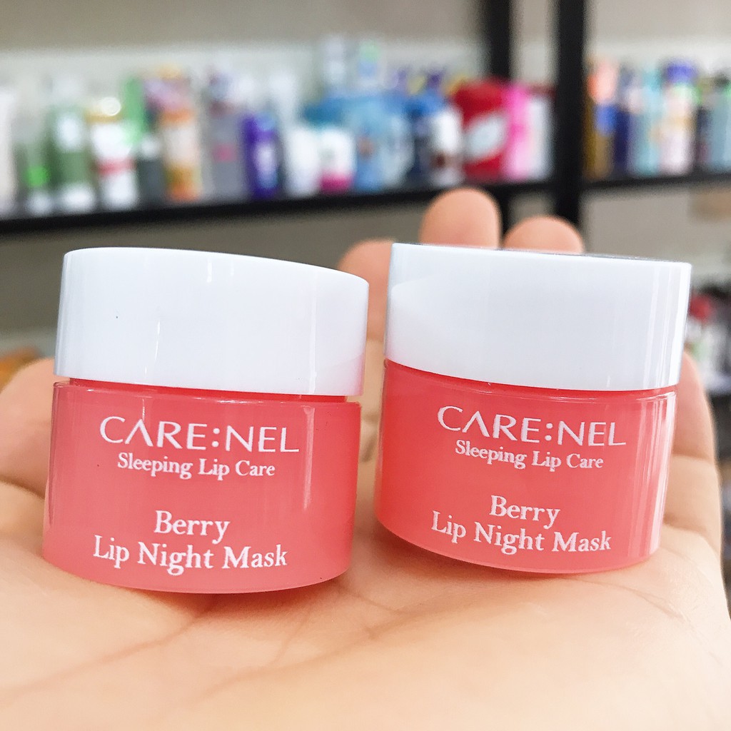 Mặt nạ ngủ môi Care:nel Lip Sleeping Mask mini mẫu mới