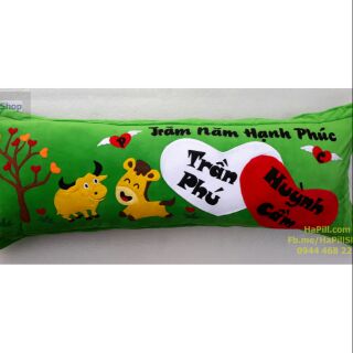 Gối tân hôn. Handmade làm theo yêu cầu. Hàng đặt trước.