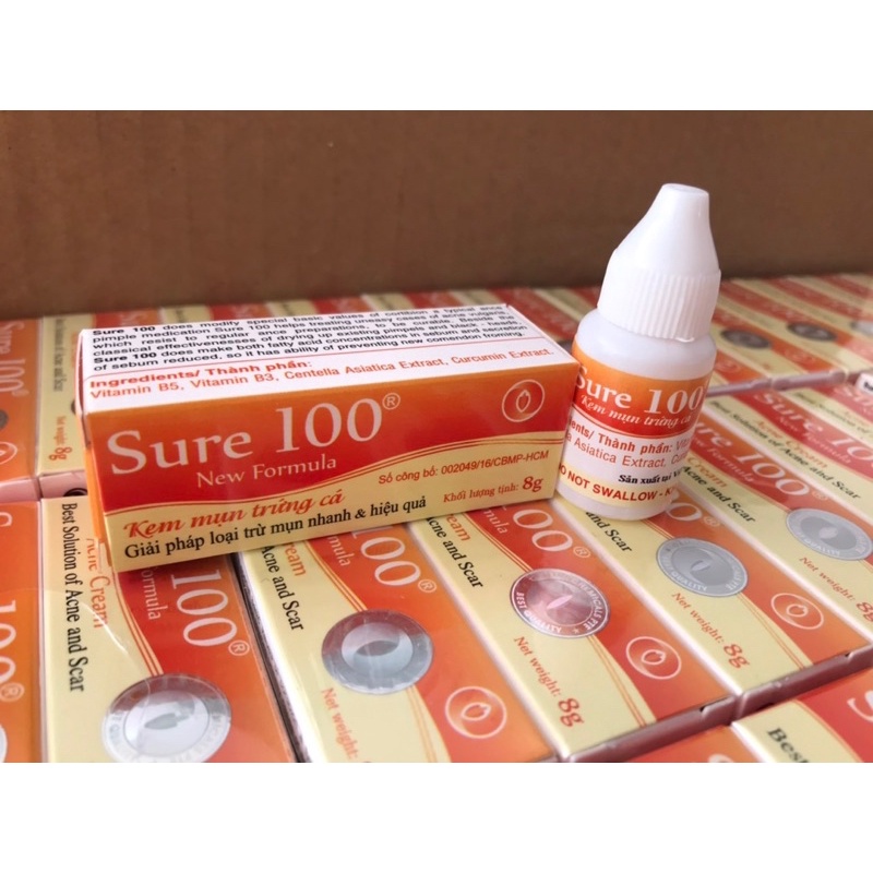 Kem  mụn trứng cá và  sẹo thâm SURE 100 | BigBuy360 - bigbuy360.vn