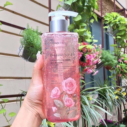 Sữa tắm hương nước hoa, dưỡng da siêu ẩm mịn TheFaces.Shops Perfumes Seed Capsule Body Wash - HONGS KOREA