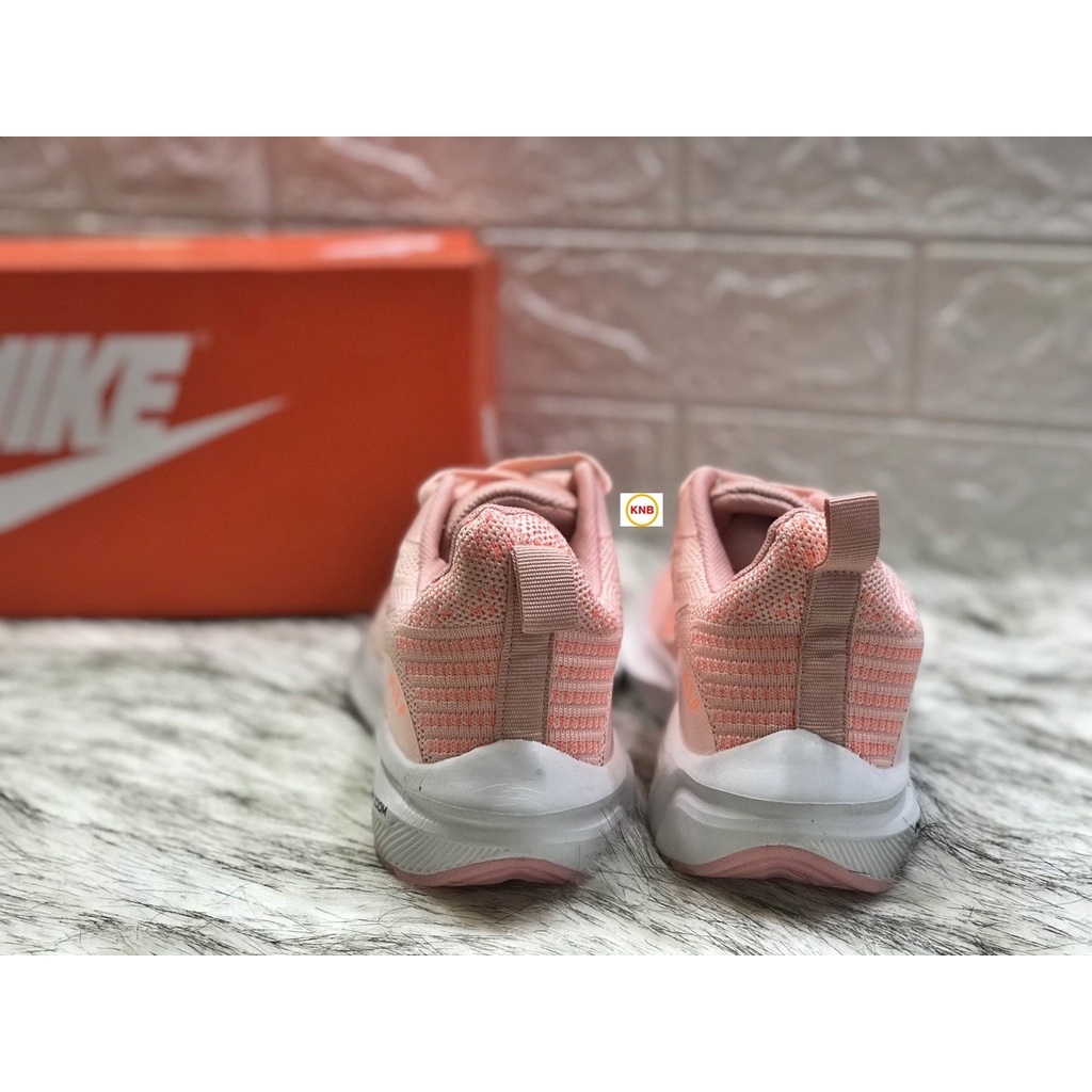 [Freeship + Tặng Kèm Tất] Giày thể thao nam Nike Zoom, Giày Nam Chạy, Đi Bộ Đế Mềm Nike Zoom cam logo cam