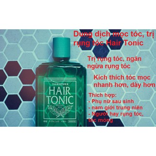 Dung dịch chống rụng tóc, giúp mọc tóc Hair Tonic Yanagiya (Xanh đậm)