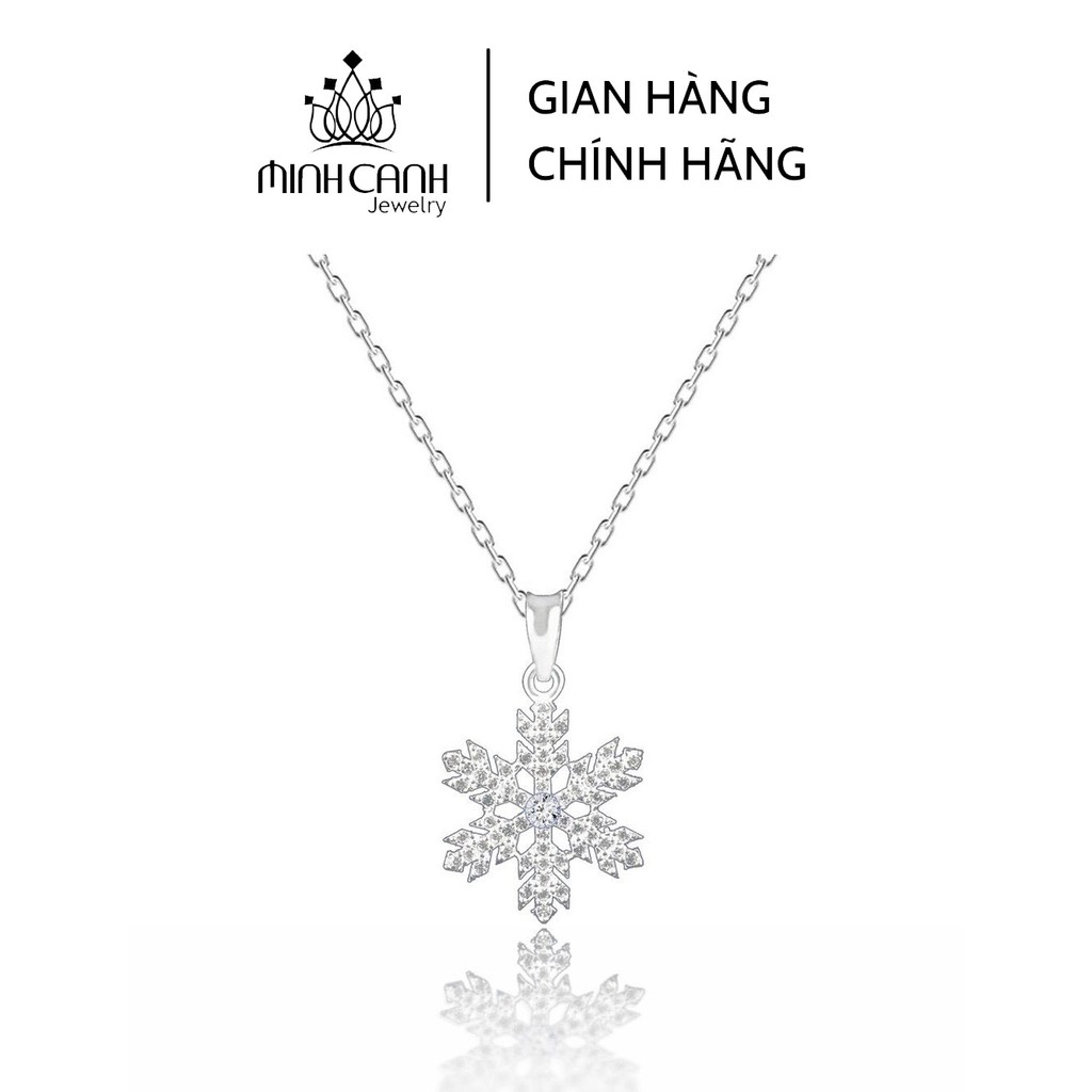 Dây Chuyền Bạc Bông Tuyết Full Đá - Minh Canh Jewelry