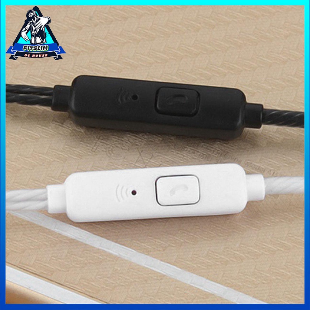 Tai nghe có dây mạ điện âm trầm cho Android IOS tiện lợi