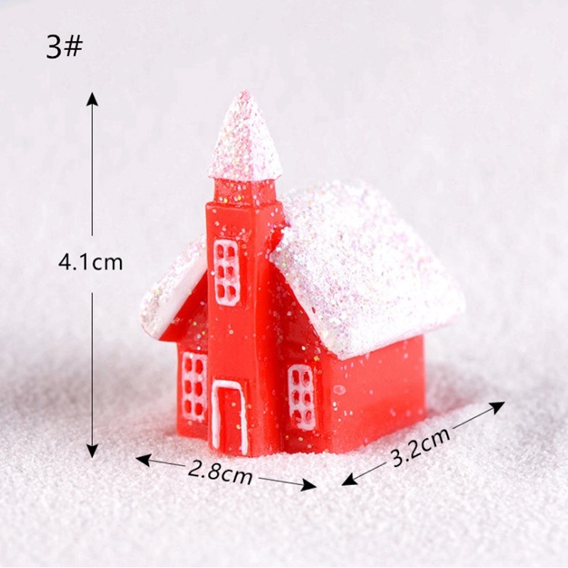 1 Đồ trang trí Ngôi Nhà Tuyết Trang Trí Giáng Sinh