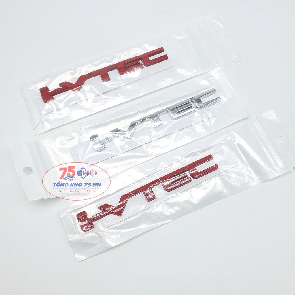 Chữ iVTEC - Tem 3D bằng kim loại hợp kim cao cấp
