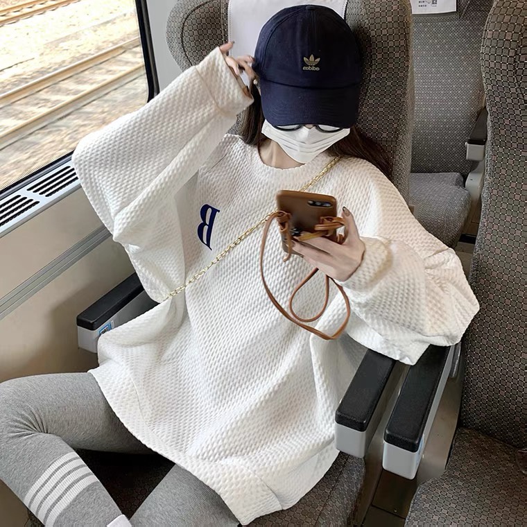 ÁO HOODIE điểm nhấn thêu chữ B hottrend thowdi tranh thu đông giới trẻ 2021