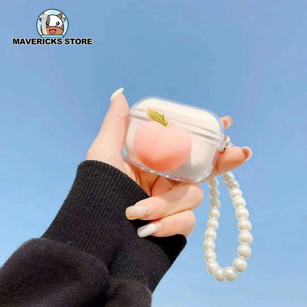 Vỏ bảo vệ hộp sạc tai nghe airpods Apple Bluetooth bằng silicon hình Pinch decomion pdset