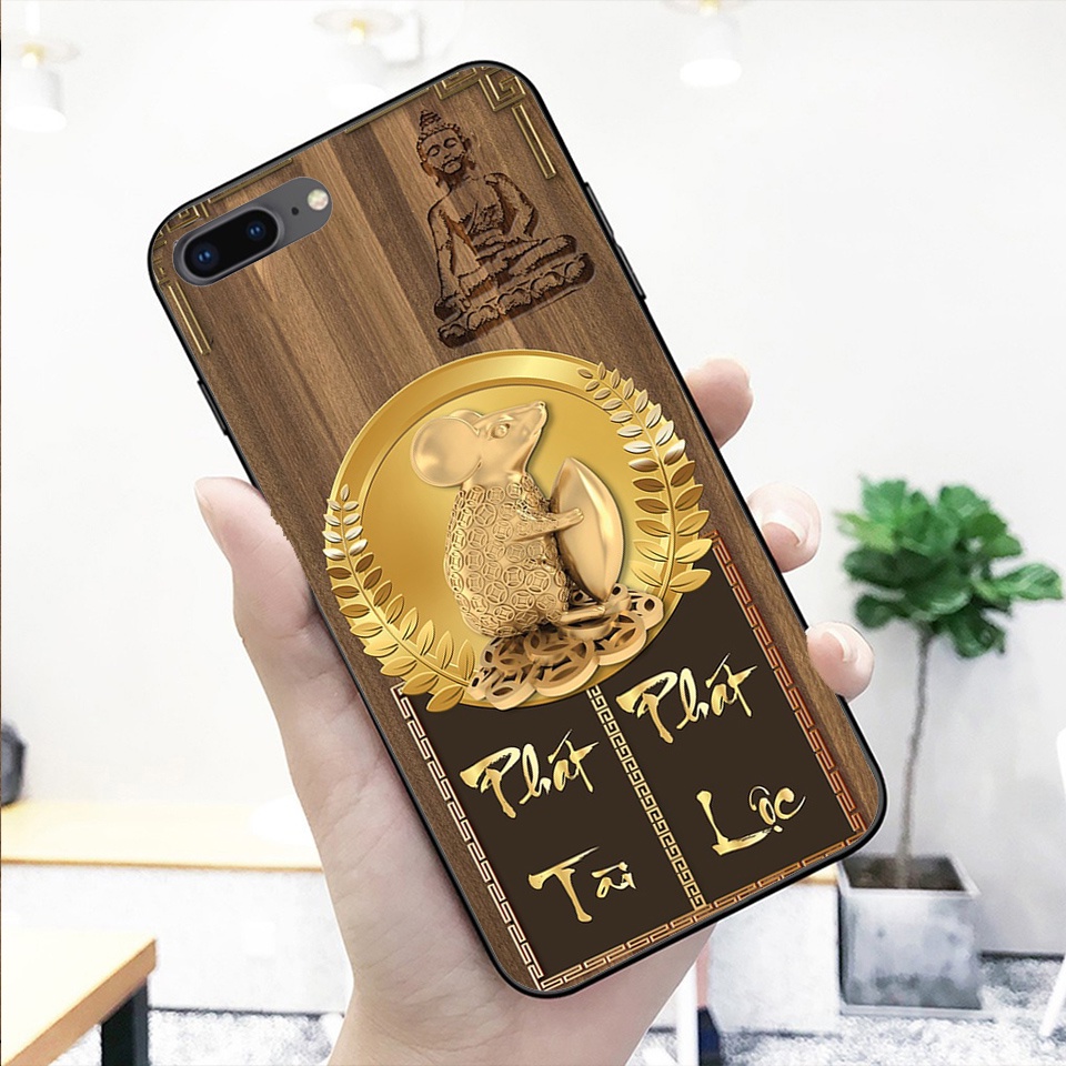 Ốp lưng kính cường lực iphone 7plus/8plus-iphone 6plus-iphone7/iphone8-iphone6/6S in hình 12 con giáp siêu đẹp