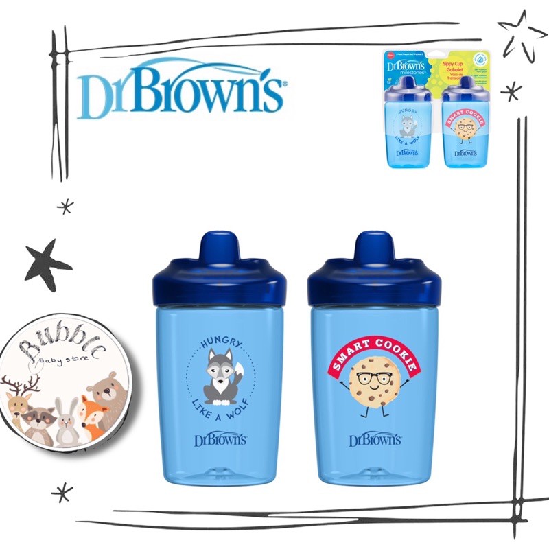 Bình tập uống cho bé Dr Brown’s Sippy Cup 350ml