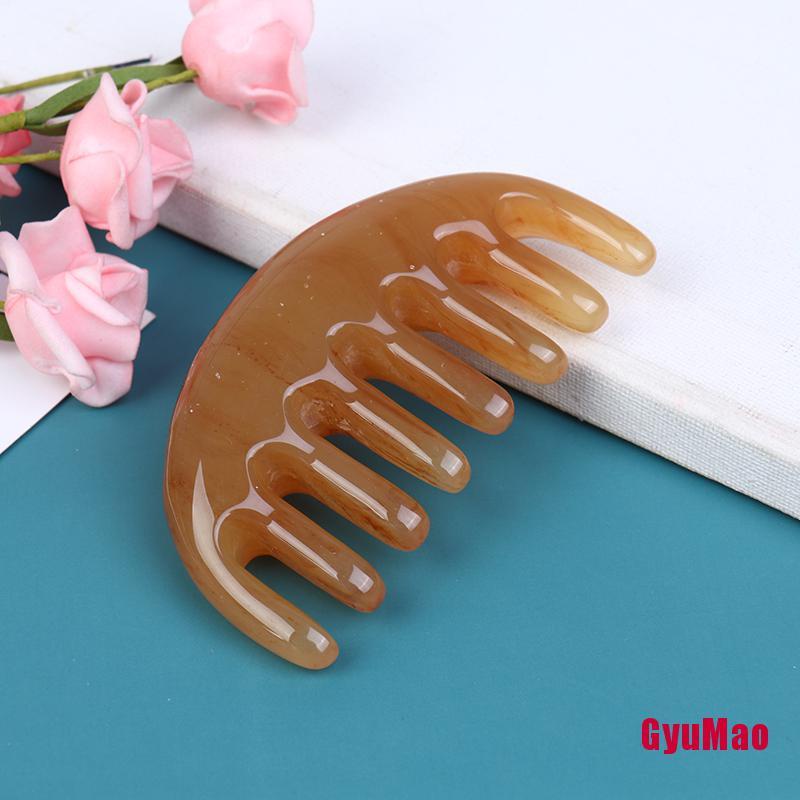 1x Lược Chải Tóc Massage Bằng Sừng Trâu Tự Nhiên Tiện Dụng Cho SPA