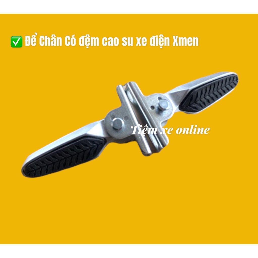 Để - gác chân cao su xe điện 133
