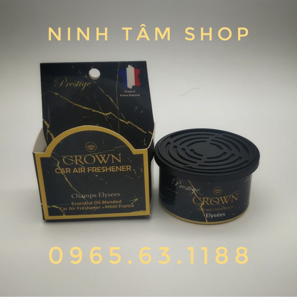 Sáp thơm ô tô CROWN cao cấp hương nước hoa Pháp