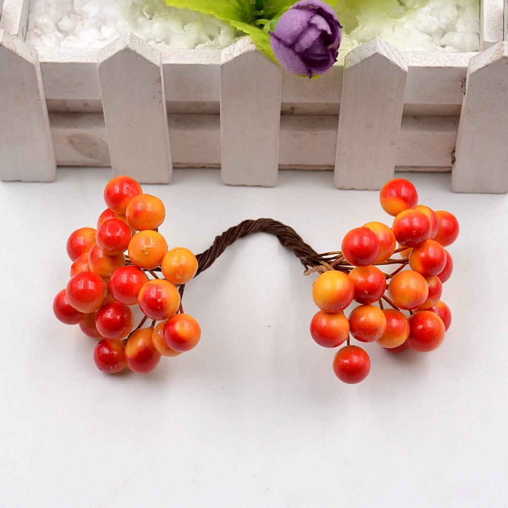 Bó Quả Cherry Giả Mini Trang Trí Tiệc Cưới