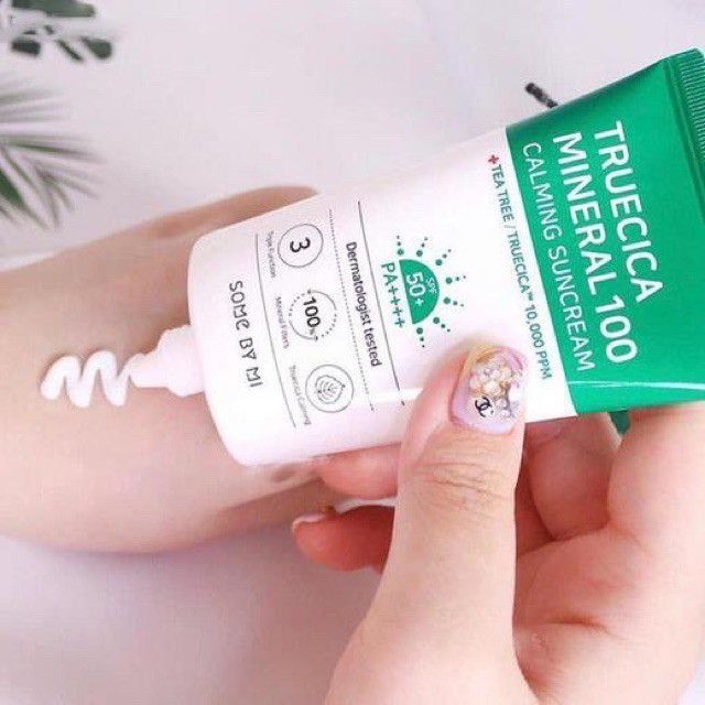 Kem Chống Nắng SOME BY MI Truecica Mineral 100 Calming Suncream SPF50+/PA++++ 50ml