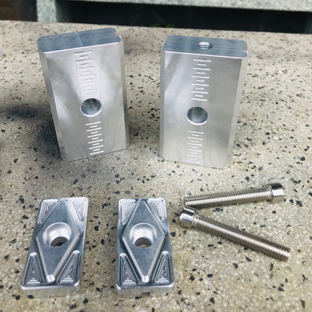 Bộ pas tăng sên âm cho raider fi satria nhôm CNC