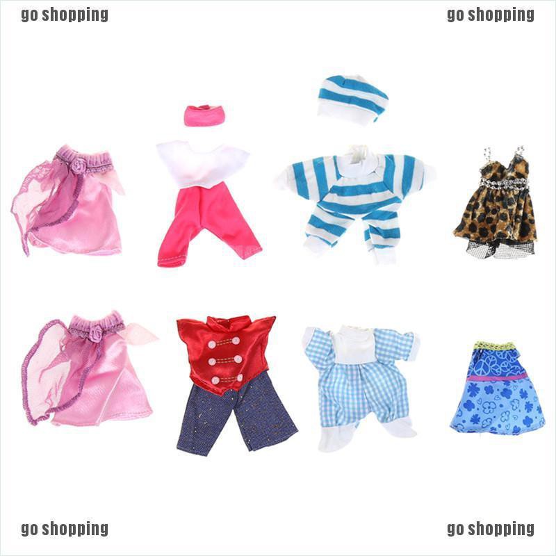 {go shopping}5set Cute Handmade Clothes Dress For Mini Doll Outfit Gift Colorful