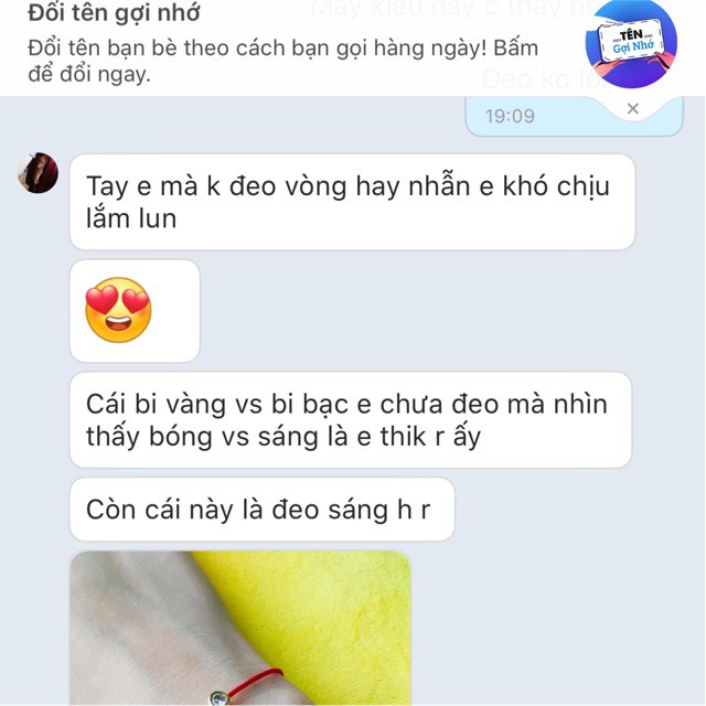 Vòng tay chỉ đỏ kim vàng titan [ Tặng hộp siêu xinh] - Thái lan [ Có trì chú]