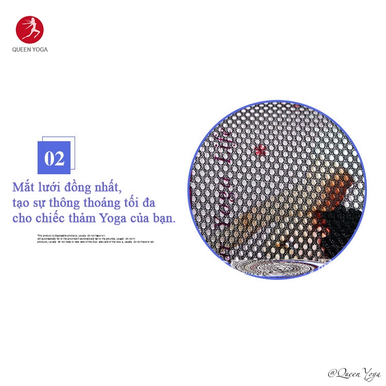 Túi Đựng Thảm Tập Yoga - Túi Lưới Giá Rẻ Đựng Thảm Yoga Khổ Rộng 80cm