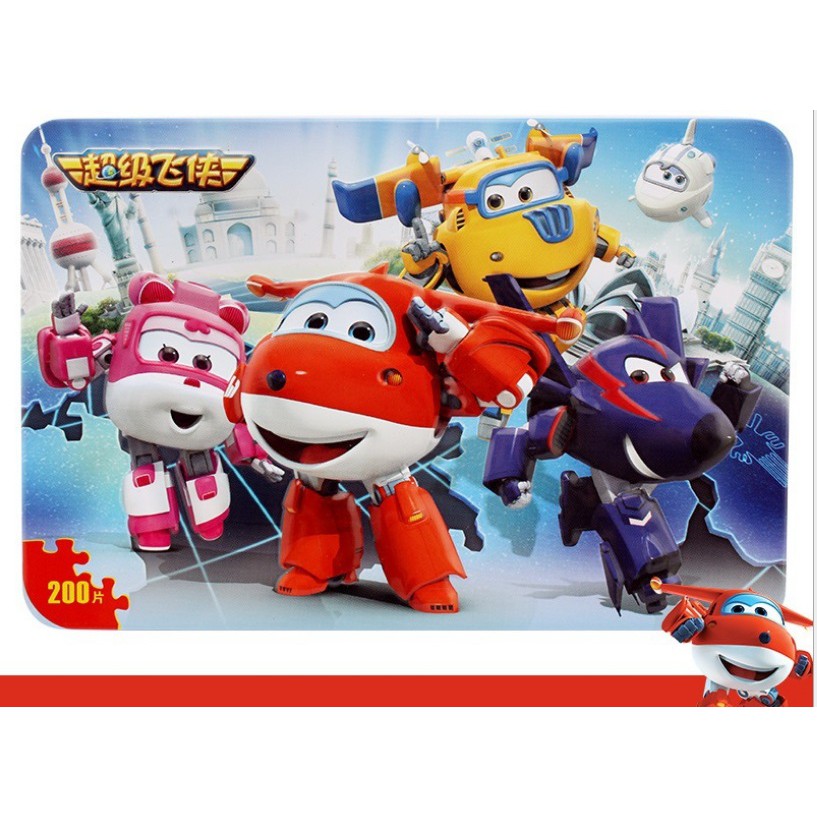 Tranh Ghép Hình 200 Mảnh Gỗ 3D Mẫu Mới Disney/Jigsaw Puzzle 200 Mảnh/Tranh Xếp Hình Cho Bé Từ 5 Tuổi