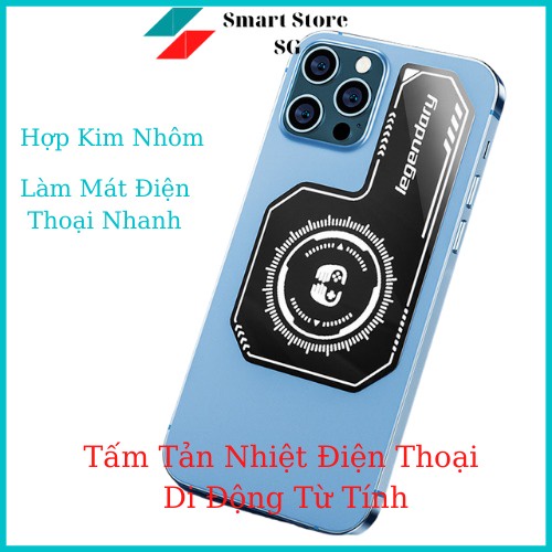 Tấm nhôm từ tính tản nhiệt làm mát nhanh điện thoại đi động