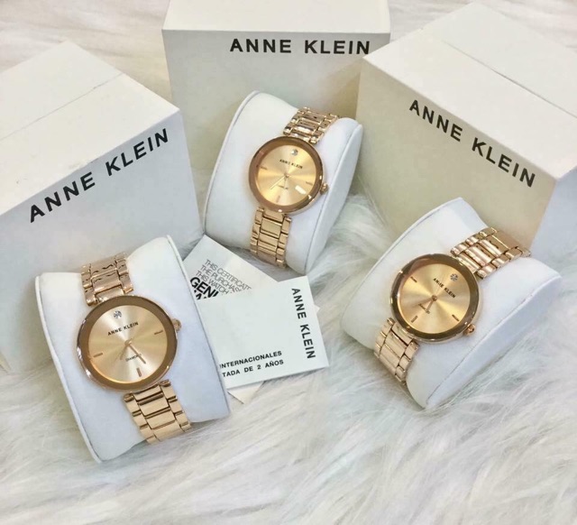 Đồng hồ nữ ANNE KLEIN model AK/1362RGRG và AK/1362CHGB dây kim loại sang trọng | BigBuy360 - bigbuy360.vn