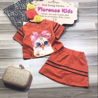 Set váy bé gái 3 màu vàng, hồng,cam giá #120-130k