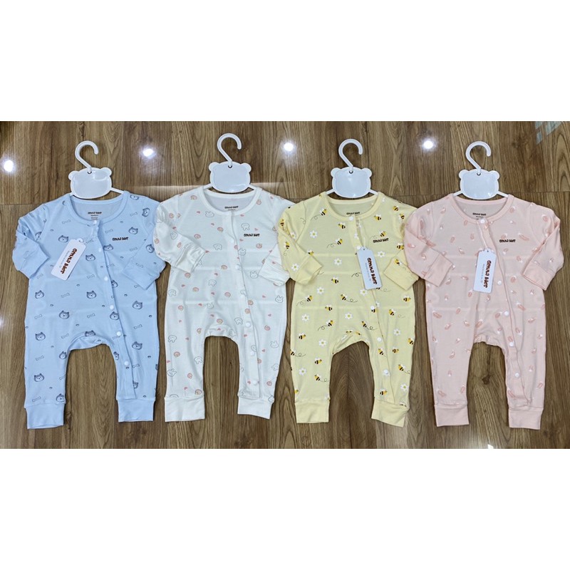 Bộ Body Dài Gemma Kids Chất Sợi Tre Cho Bé Sơ Sinh Đến 10kg