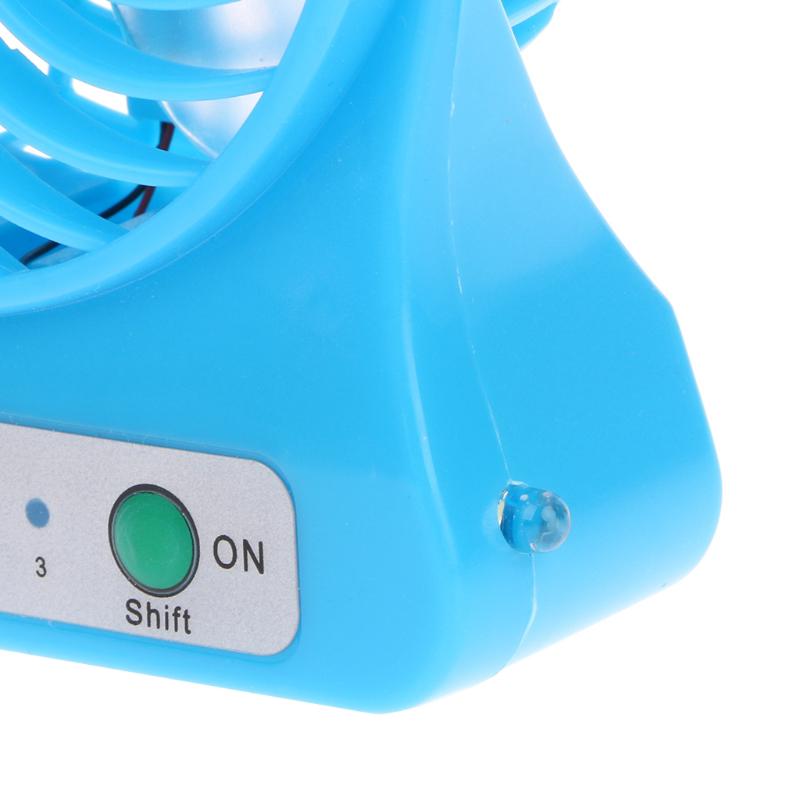 Quạt Usb Mini Để Bàn Gắn Kèm Đèn Led